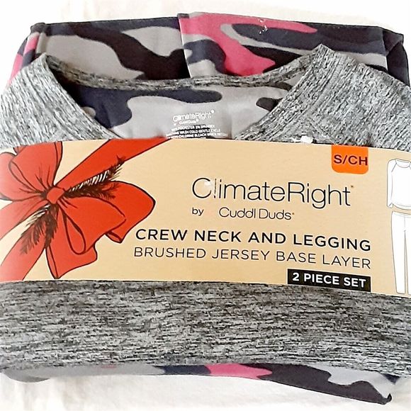 Cuddl Duds Other - ClimateRight by Cuddl Duds Crewneck Top & Leggings Sm Base Layer New w/Tags